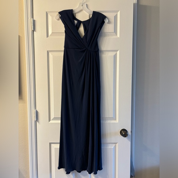 Davids Bridal navy gown - Picture 7 of 9